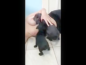 dog fuckin up