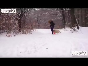 The Bestiality Experience with Yasmin in Winter Wonder by ArtofZoo