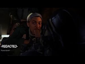 Sexy Scene of Virtual Woman Serving Men: Lesbian, Slut, Pussy