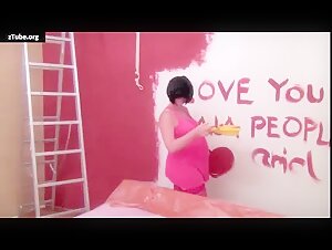 Hardcore Sex with a Pregnant Woman and Her Dog Getting It On